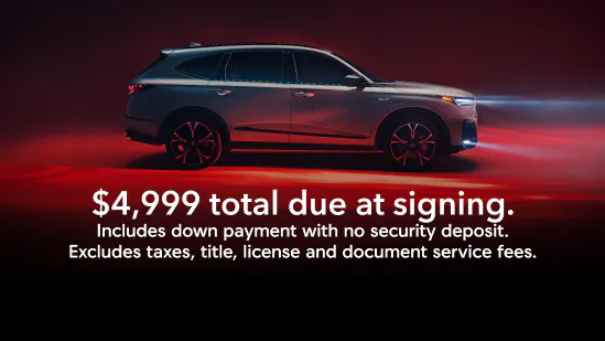 2026 Acura® 168极速赛车体彩官网 MDX Type S Advance passenger side view in Urban Gray Pearl